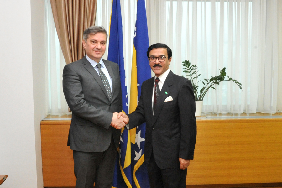 Predsjedatelj Zastupničkog doma dr. Denis Zvizdić sastao se sa veleposlanikom Kraljevine Saudijske Arabije u BiH